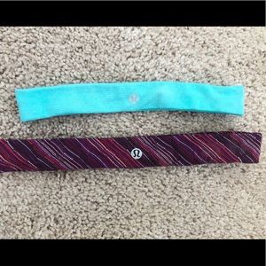 LULU LEMON WORKOUT HEAD BANDS